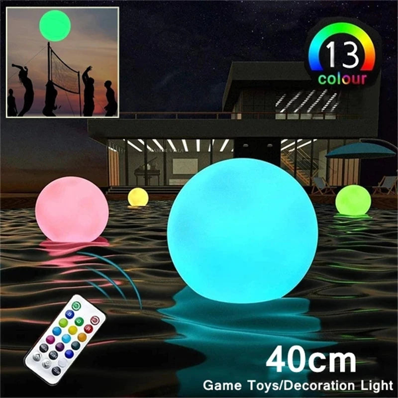 Pelota de Playa LED con Control Remoto